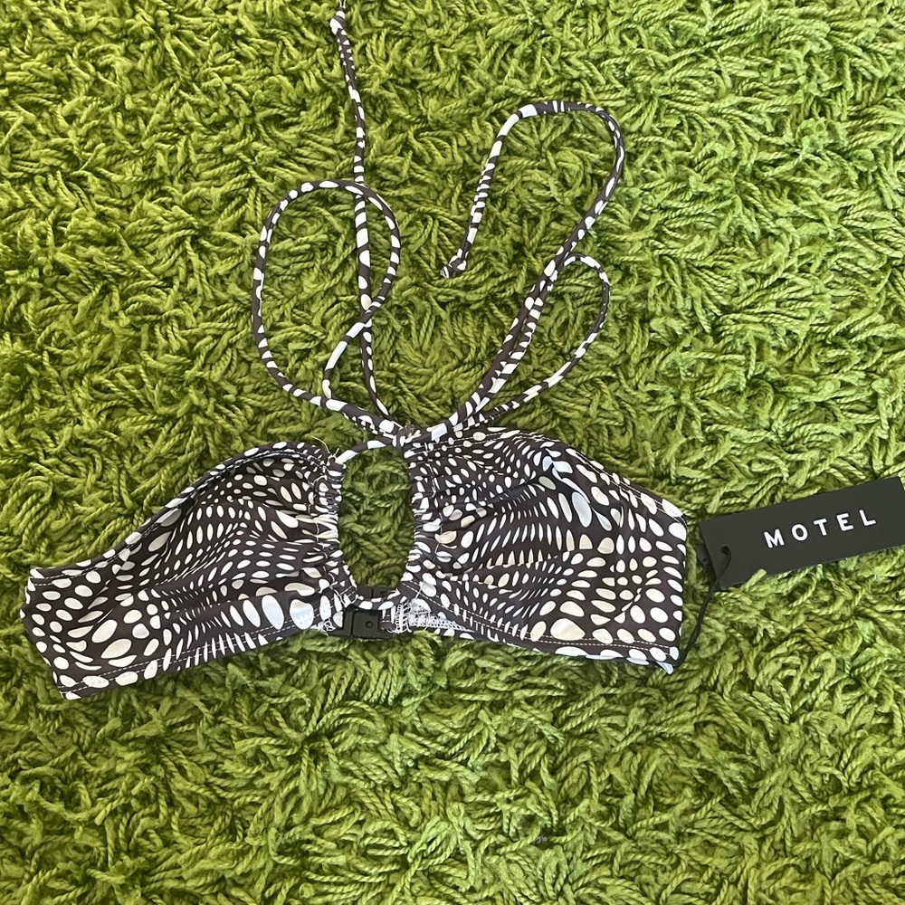 Motel Rocks polkadot bikini top